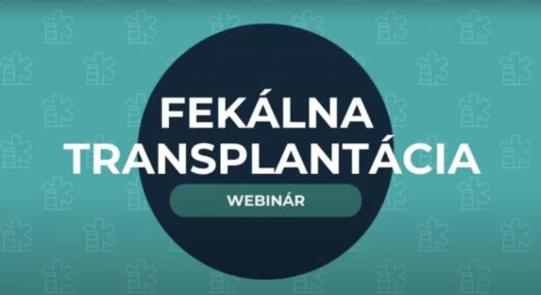 WEBINÁR | Stolica ako dar? Transplantácia stolice - revolučný prístup v medicíne