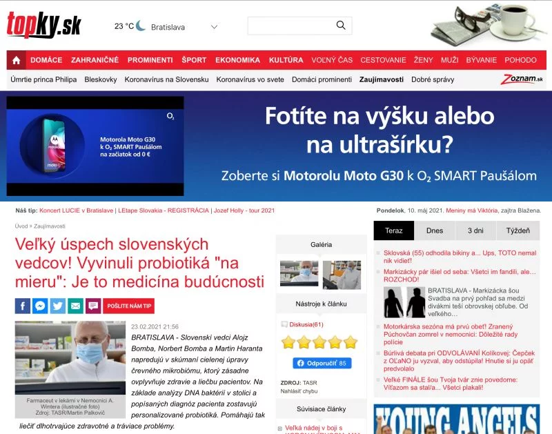personalizované probiotiká