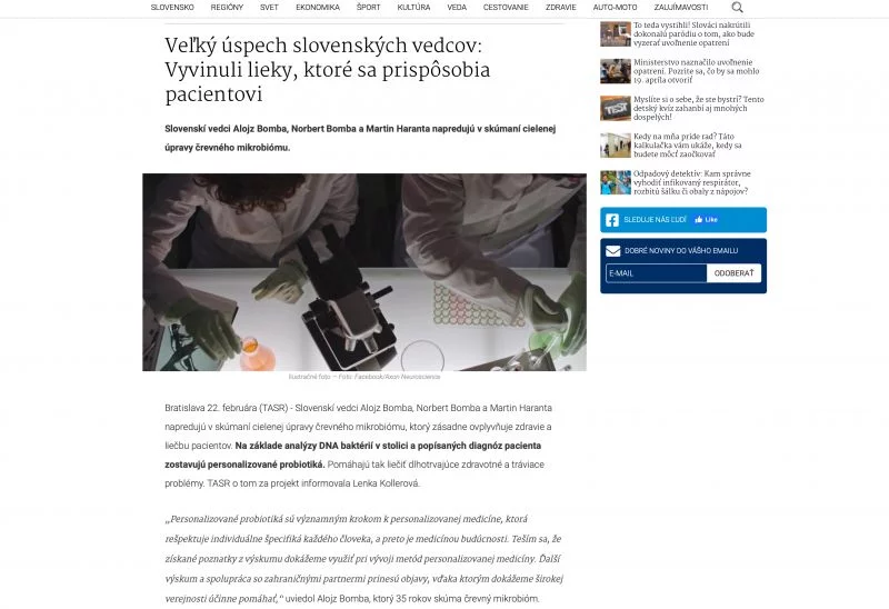 personalizované probiotiká