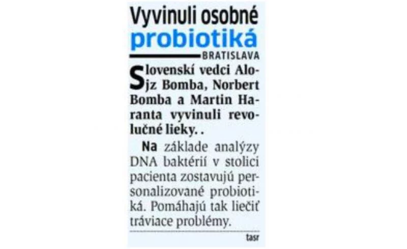 personalizované probiotiká